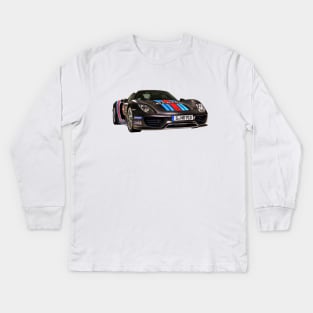 Porsche 918 Spyder - Porsche Museum Kids Long Sleeve T-Shirt